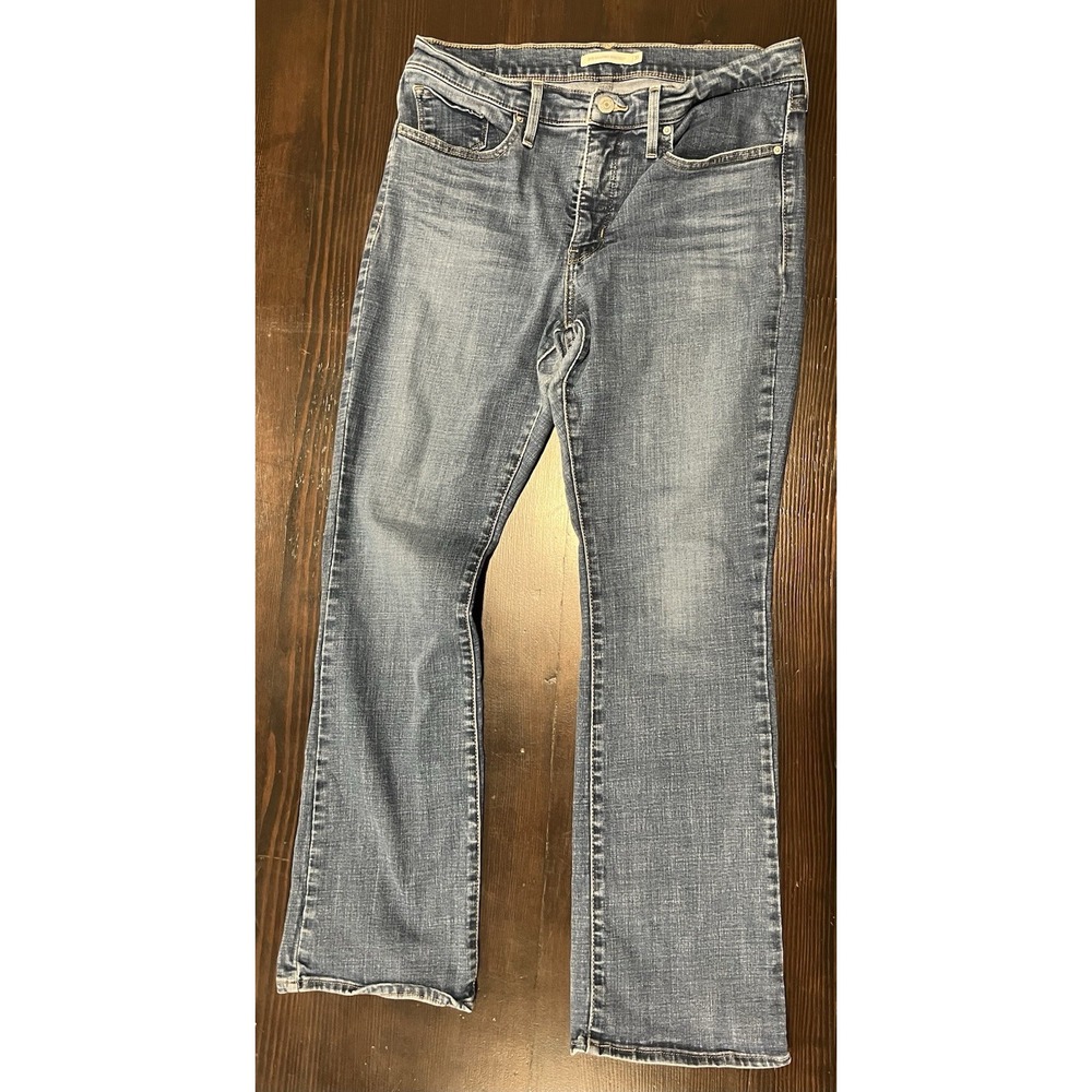 Levi's 315 Shaping Boot Cut Jeans Womens 32x30 Blue Denim Casual Western
